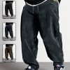 One Piece Men’s New Four-Season Corduroy Pants, Loose Straight-Leg Retro Casual Trousers, Soft and Comfortable Fabric, Available in Blacku002F Gray-Blueu002F Brown, Multiple Color Options