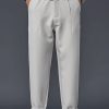 Men’S Solid Color Straight Pants – Versatile Wide-Leg Tapered Trousers Suitable for All Seasons, Perfect for Business Casual And Formal Wear | Features a Minimalist Belt Loop Design And Smooth Texture, Ideal for Office, Semi-Formal